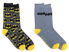 DC COMICS BATMAN Men’s 2 Pair Of Socks BIOWORLD Brand - Novelty Socks for Less