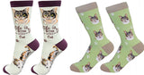 CALICO Cat Unisex Socks By E&S Pets CHOOSE SOCK DADDY, LIFE IS BETTER - Novelty Socks for Less