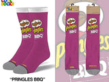 PRINGLES CHIPS BBQ Men’s Socks COOL SOCKS Brand - Novelty Socks for Less