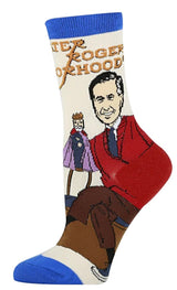 MISTER ROGERS Ladies Socks MR. ROGERS & KING FRIDAY OOOH YEAH Brand - Novelty Socks for Less