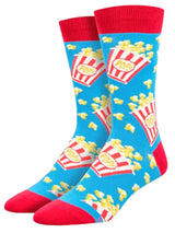SOCKSMITH Brand Men’s MOVIE POPCORN Socks - Novelty Socks for Less