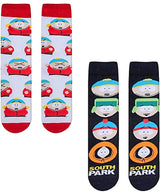 SOUTH PARK Unisex 2 PAIR OF Socks KYLE, STAN, KENNY, CARTMAN ODD SOX Brand - Novelty Socks for Less
