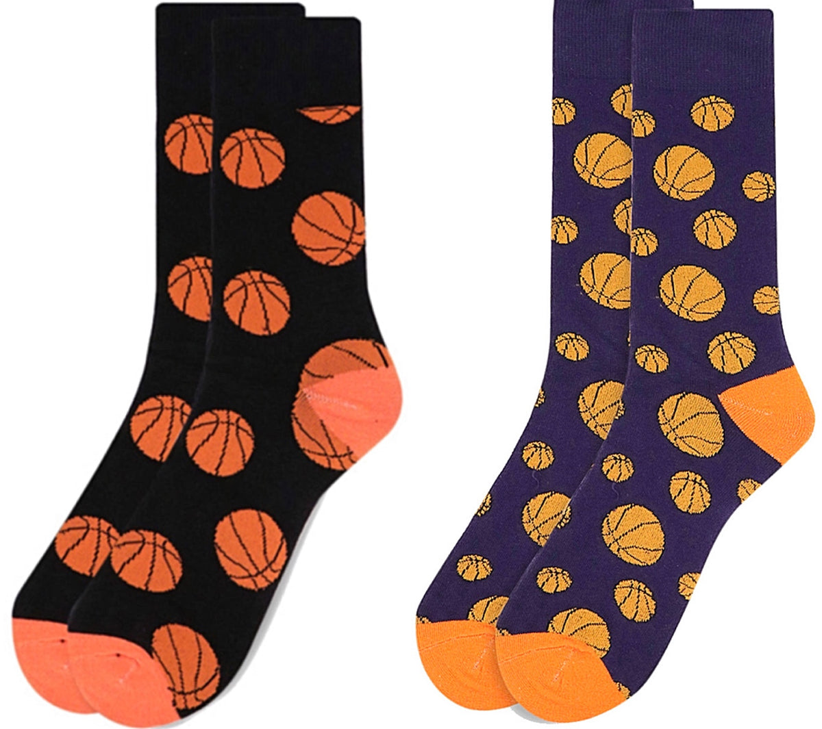 PARQUET Brand Men’s BASKETBALL Socks CHOOSE COLOR BLUE OR BLACK - Novelty Socks for Less