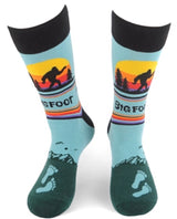 PARQUET BRAND Mens’s BIGFOOT Socks - Novelty Socks for Less