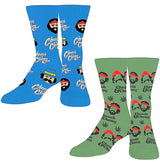 CHEECH & CHONG UNISEX 2 PAIR OF SOCKS ODD SOX BRAND - Novelty Socks for Less