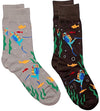 FOOZYS BRAND MEN’S 2 PAIR SCUBA DIVING/DIVER SOCKS - Novelty Socks for Less