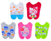 HELLO KITTY Ladies 5 Pair Of No Show Socks CINNAMAROLL, KEROPPI, MY MELODY - Novelty Socks for Less