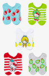 HELLO KITTY Ladies 5 Pair Of FRUIT No Show Socks - Novelty Socks for Less