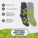 FOOZYS BRAND MEN’S 2 PAIR OF PICKLES SOCKS - Novelty Socks for Less