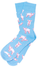 PARQUET Brand Men’s FARM ANIMALS Socks CHOOSE CHICKENS, PIGS Or COWS - Novelty Socks for Less