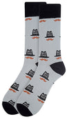 PARQUET Brand Men’s FATHER’S DAY Socks ‘BEST DAD’ (CHOOSE COLOR GRAY OR BLUE) - Novelty Socks for Less