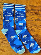 GROOVY THINGS Brand Men’s ‘STUD MUFFIN’ Socks - Novelty Socks for Less