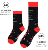 PARQUET BRAND Ladies HEALTHCARE Socks ‘IT’s A BEAUTIFUL DAY TO SAVELIVES’ - Novelty Socks for Less