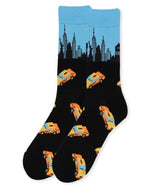 PARQUET BRAND Mens NEW YORK CITY Socks YELLOW TAX CABS - Novelty Socks for Less