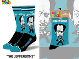 THE JEFFERSONS TV SHOW MEN’S SOCKS COOL SOCKS BRAND GEORGE JEFFERSON - Novelty Socks for Less