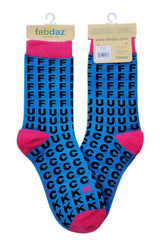 FABDAZ Brand Ladies FFFUUUCCCKKK Socks - Novelty Socks for Less