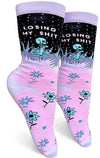 GROOVY THINGS Brand Ladies ‘LOSING MY SHIT’ Socks - Novelty Socks for Less