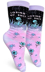 GROOVY THINGS Brand Ladies ‘LOSING MY SHIT’ Socks - Novelty Socks for Less