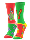 SPONGEBOB SQUAREPANTS Ladies Christmas Socks - Novelty Socks for Less
