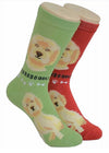 FOOZYS BRAND Ladies 2 Pair LABRADOODLE Socks - Novelty Socks for Less