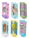 STAR WARS Ladies 6 Pair Of Low Show Socks BB-8, CHEWIE, YODA Socks - Novelty Socks for Less