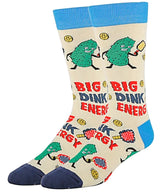 OOOH YEAH Brand Men’s PICKLEBALL Socks ‘BIG DINK ENERGY’ - Novelty Socks for Less