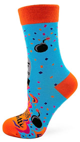 FABDAZ BRAND LADIES ‘F-BOMB MOM SPRINKLE THAT SHIT LIKE CONFETTI’ SOCKS - Novelty Socks for Less