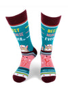 PARQUET Brand Men’s ‘BEST NURSE EVER’ Socks With Cat - Novelty Socks for Less
