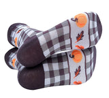 PARQUET Brand Ladies PUMPKINS & LEAVES Socks - Novelty Socks for Less