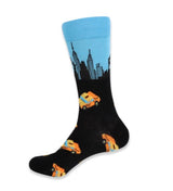 PARQUET BRAND Mens NEW YORK CITY Socks YELLOW TAX CABS - Novelty Socks for Less