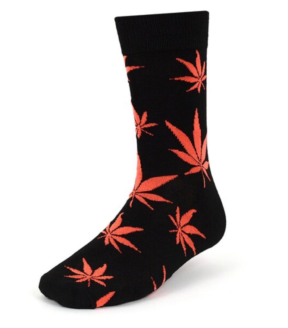 PARQUET BRAND Mens MARIJUANA Socks - Novelty Socks for Less