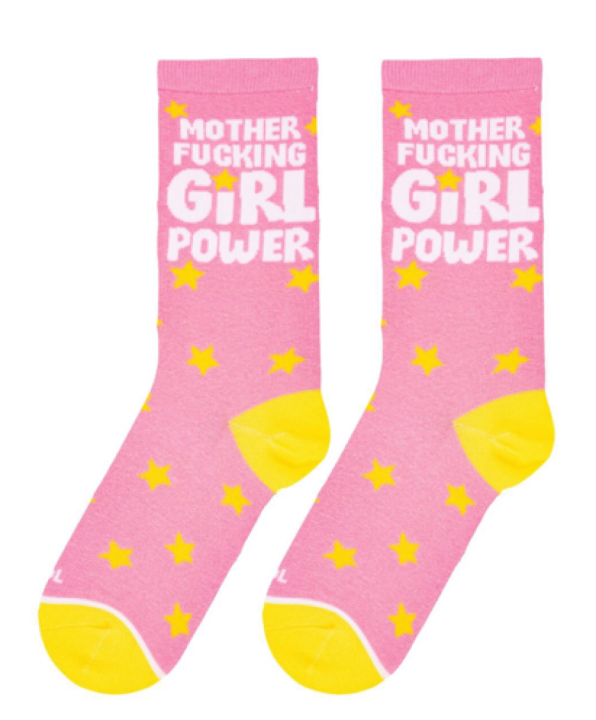 COOL SOCKS Brand Ladies MOTHER FUCKING GIRL POWER Socks - Novelty Socks for Less