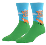 COOL SOCKS BRAND MEN’S ‘ZERO FOX GIVEN’ SOCKS - Novelty Socks for Less
