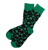 Parquet Brand Men’s SHAMROCKS St. Patricks Day Socks - Novelty Socks for Less