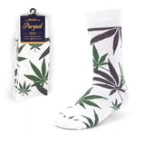 Parquet Brand Men’s Socks Weed/Pot Leaf/Marijuana - Novelty Socks for Less