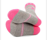 PARQUET BRAND Ladies PINK BREAST CANCER AWARENESS RIBBON Socks - Novelty Socks for Less