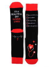 PARQUET Brand Men’s HEALTHCARE/MEDICAL Socks #REALSUPERHERO Socks - Novelty Socks for Less