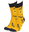 SOCKS N SOCKS Brand BEES & FLOWERS Socks - Novelty Socks for Less
