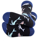 PARQUET BRAND Mens WHALES Socks - Novelty Socks for Less
