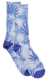 PARQUET Brand Men’s TIE DYE MARIJUANA POT Socks - Novelty Socks for Less
