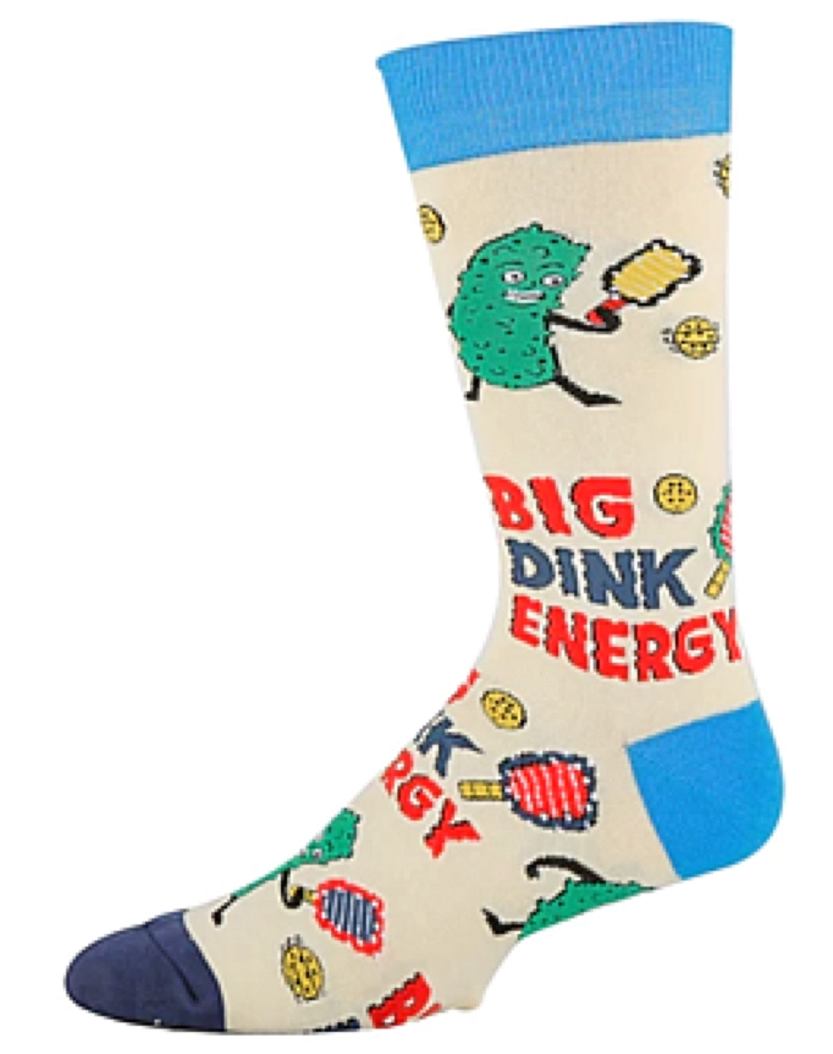 OOOH YEAH Brand Men’s PICKLEBALL Socks ‘BIG DINK ENERGY’ - Novelty Socks for Less