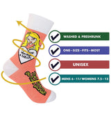 FUNATIC BRAND I’M NOT ALWAYS A BITCH, JUST KIDDING, GO ‘F’ YOURSELF - Novelty Socks for Less