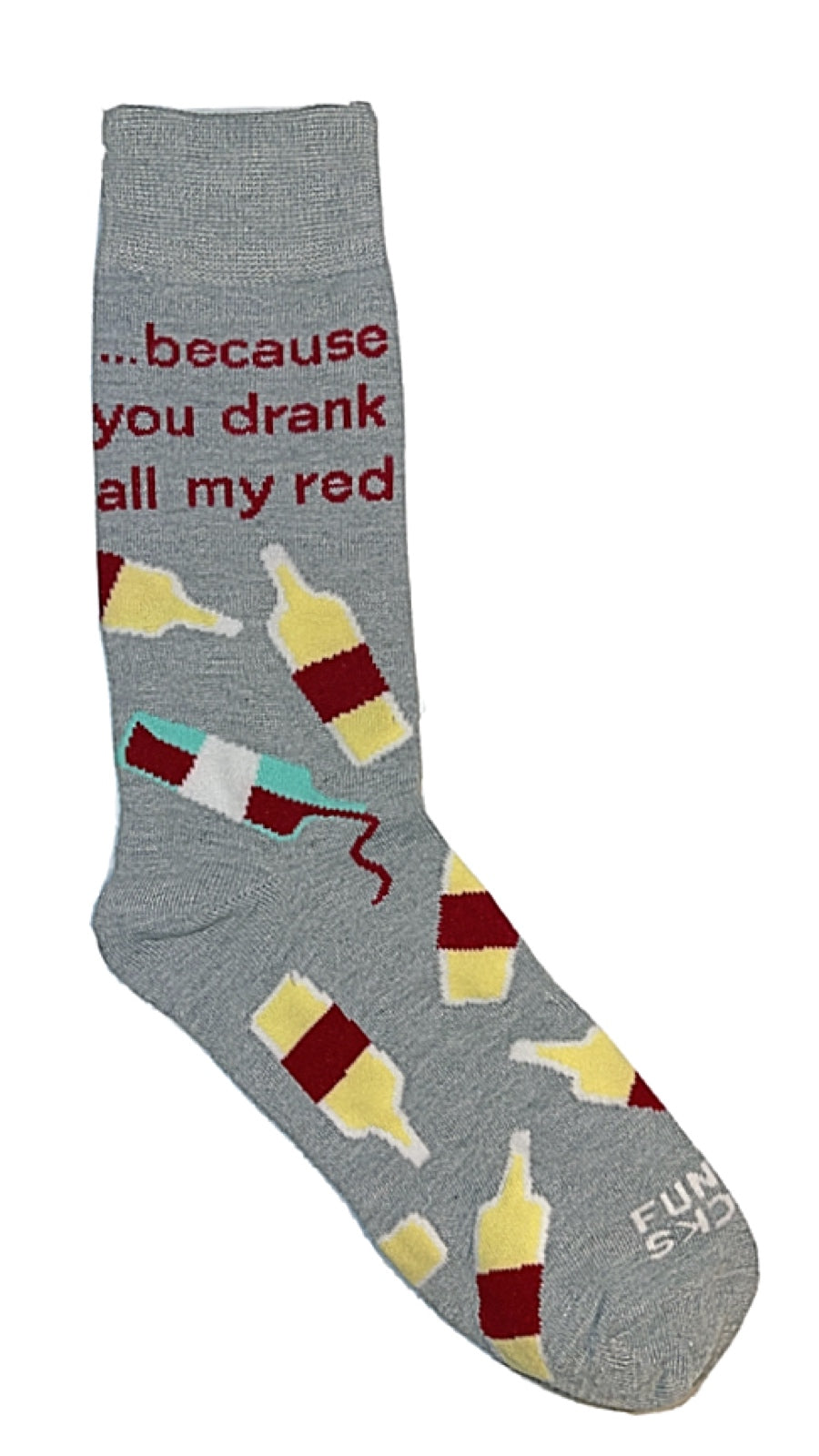 FUNKY SOCKS Brand Men’s CHRISTMAS Socks ‘DREAMING OF A WHITE CHRISTMAS’ - Novelty Socks for Less