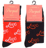 Parquet Brand LADIES LOVE Socks VALENTINE'S DAY - Novelty Socks for Less