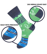 FUNATIC Brand‘MAKE CLIMATE CHANGE REAL AGAIN’ Unisex - Novelty Socks for Less