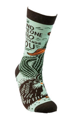 PRIMITIVES BY KATHY Unisex ‘FIND SOMEONE WHO UNDERSTANDS YOU’ Socks - Novelty Socks for Less