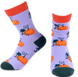 Parquet Brand Ladies PUMPKIN Halloween - Novelty Socks for Less