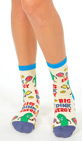 OOOH YEAH Brand Ladies PICKLEBALL Socks ‘BIG DINK ENERGY’ - Novelty Socks for Less