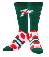 7-UP SODA Men’s Socks COOL SOCKS Brand - Novelty Socks for Less