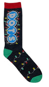 DOTS CANDY MEN’S CHRISTMAS SOCKS WITH CHRISTMAS LIGHTS - Novelty Socks for Less